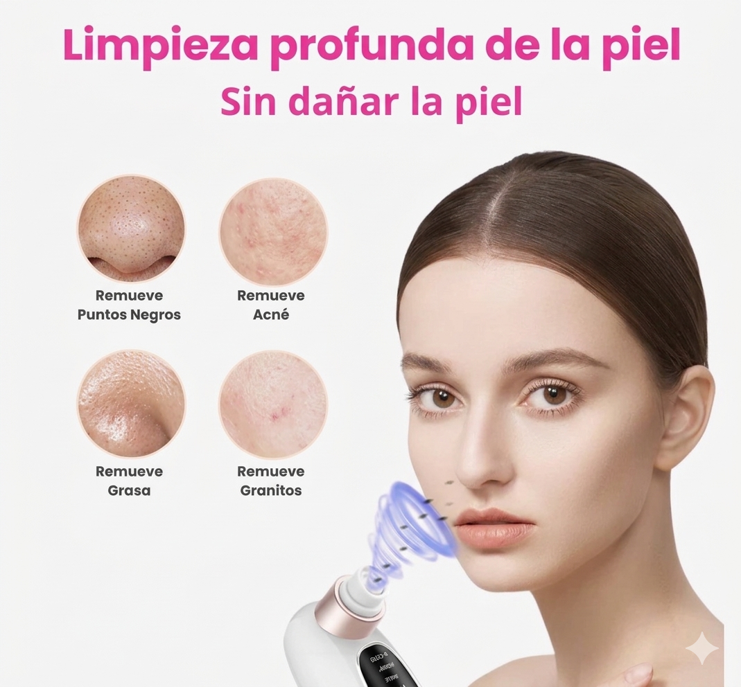 HydraPore™  Quita Puntos Negros con Doble Tanque de Agua