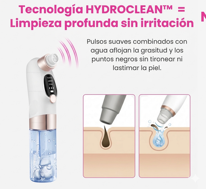 HydraPore™  Quita Puntos Negros con Doble Tanque de Agua